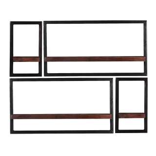 Wandboard Set mit Antik Finish Kolonialstil (vierteilig)