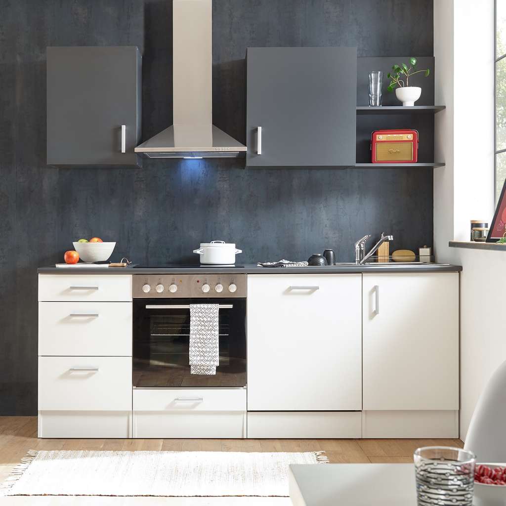 home24 Küchenzeile Korkee I (8-teilig)