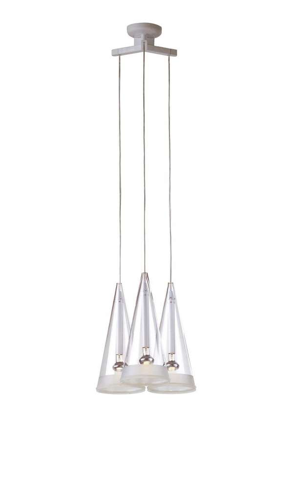 Flos - Fucsia Pendelleuchte drei Leuchtkörper - indoor