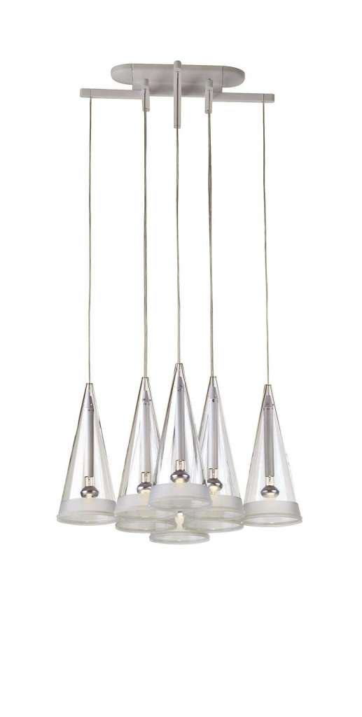 Flos - Fucsia Pendelleuchte acht Leuchtkörper - indoor