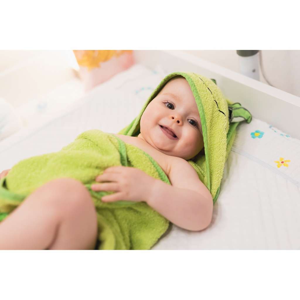 home24 Kapuzenbadetuch Frosch II