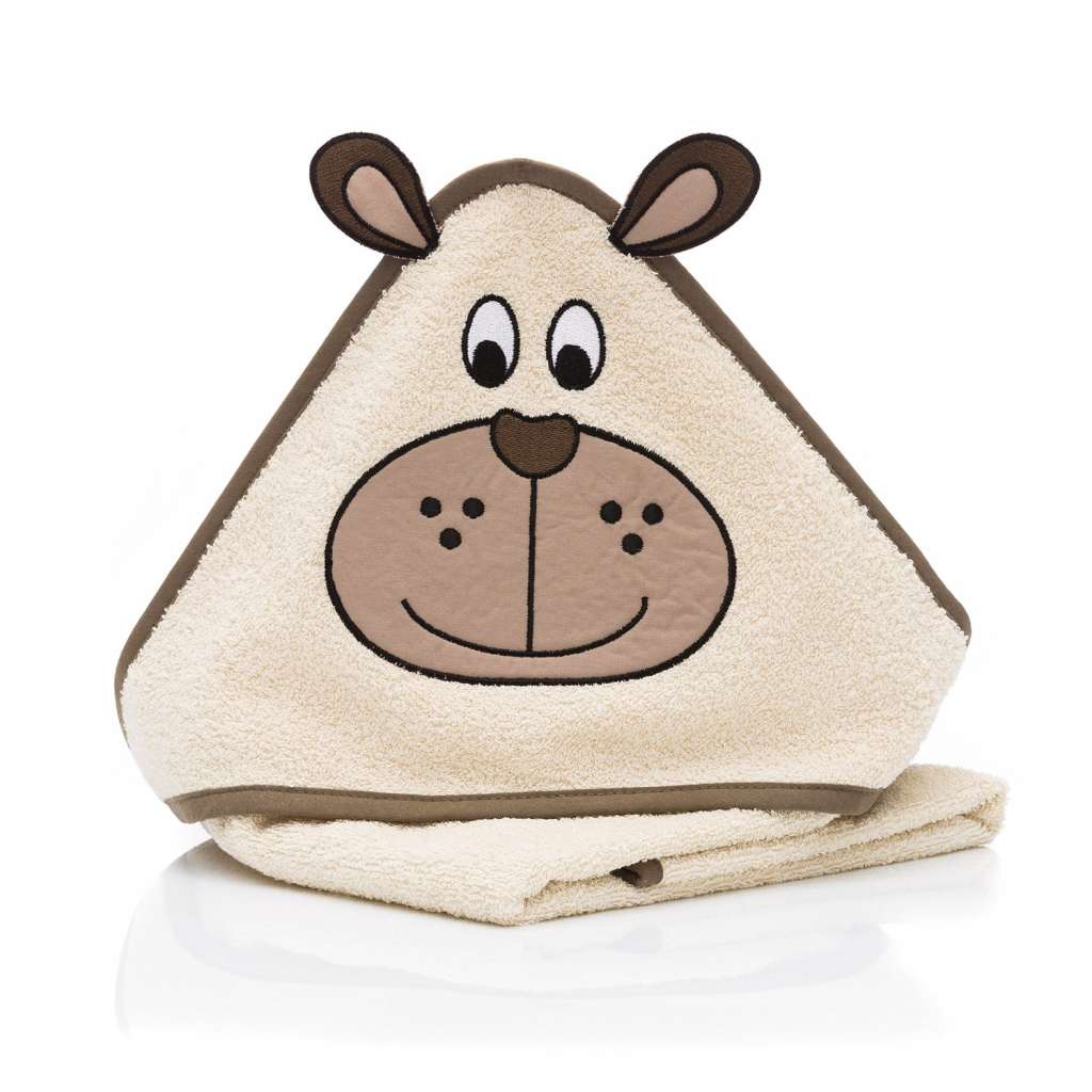 home24 Kapuzenbadetuch Bär