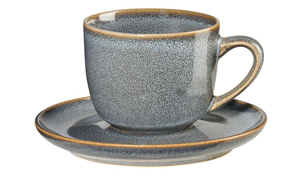 ASA SELECTION Espressotasse mit Unterteller ¦ blau ¦ Porzellan Ø: 6.7 Geschirr > Tassen - Höffner