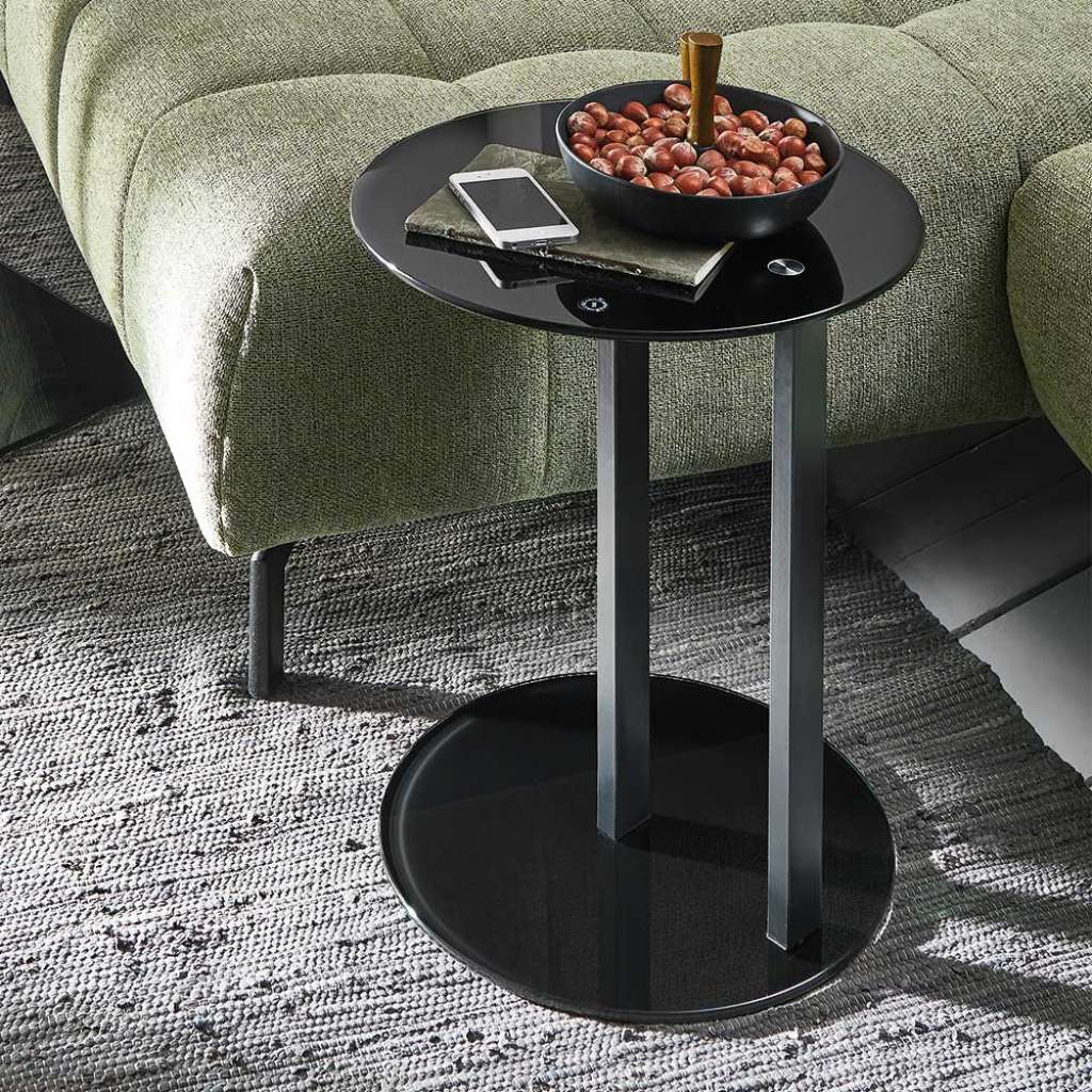 Anstelltisch Sofa aus Sicherheitsglas Stahl