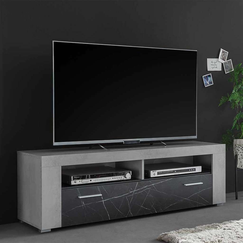 Unterschrank Fernseher in modernem Design Klappe