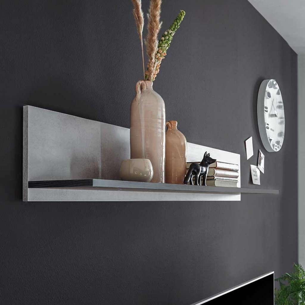 Wandboard in Beton Grau Anthrazit
