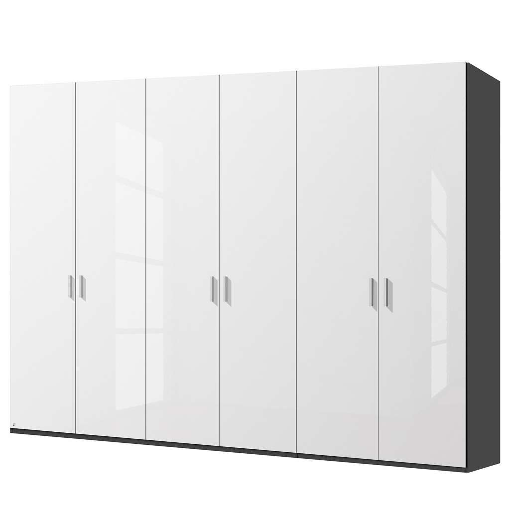 home24 Drehtürenschrank SKØP pure gloss
