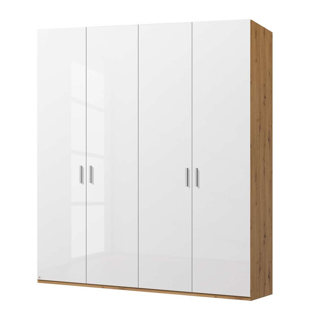 home24 Drehtürenschrank SKØP pure gloss