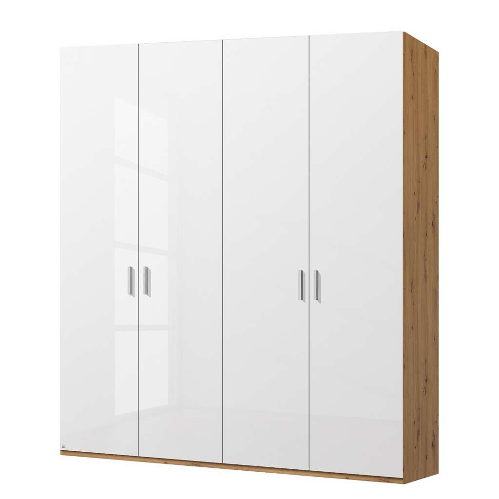 home24 Drehtürenschrank SKØP pure gloss