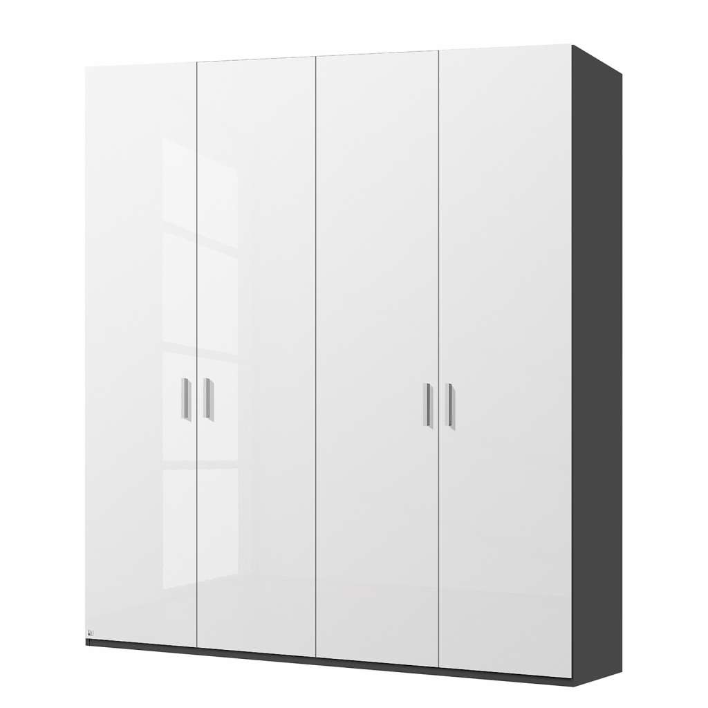 home24 Drehtürenschrank SKØP pure gloss