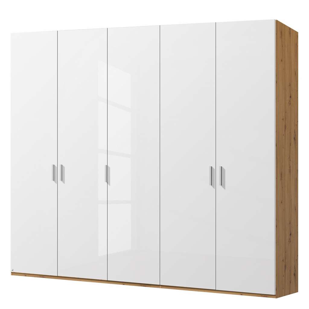home24 Drehtürenschrank SKØP pure gloss