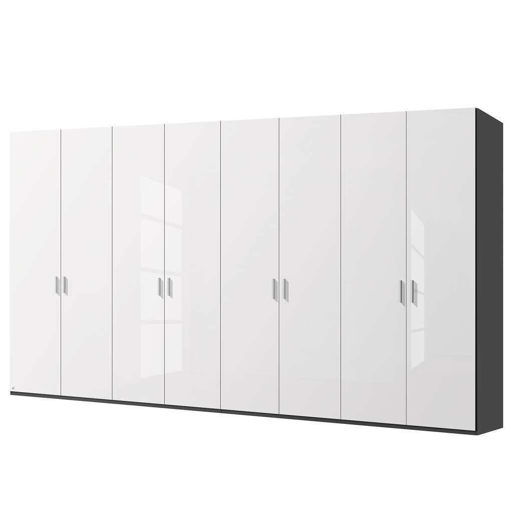 home24 Drehtürenschrank SKØP pure gloss