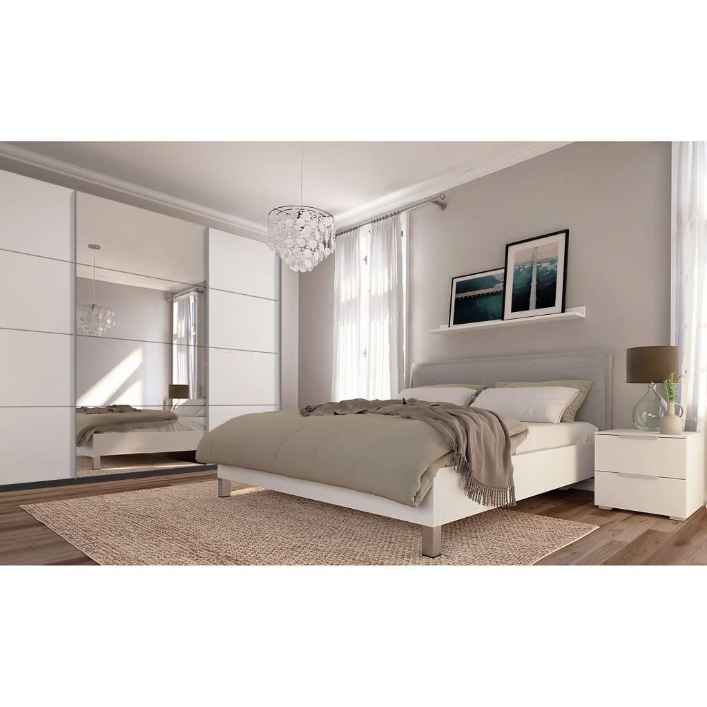 home24 Schwebetürenschrank SKØP gloss reflect