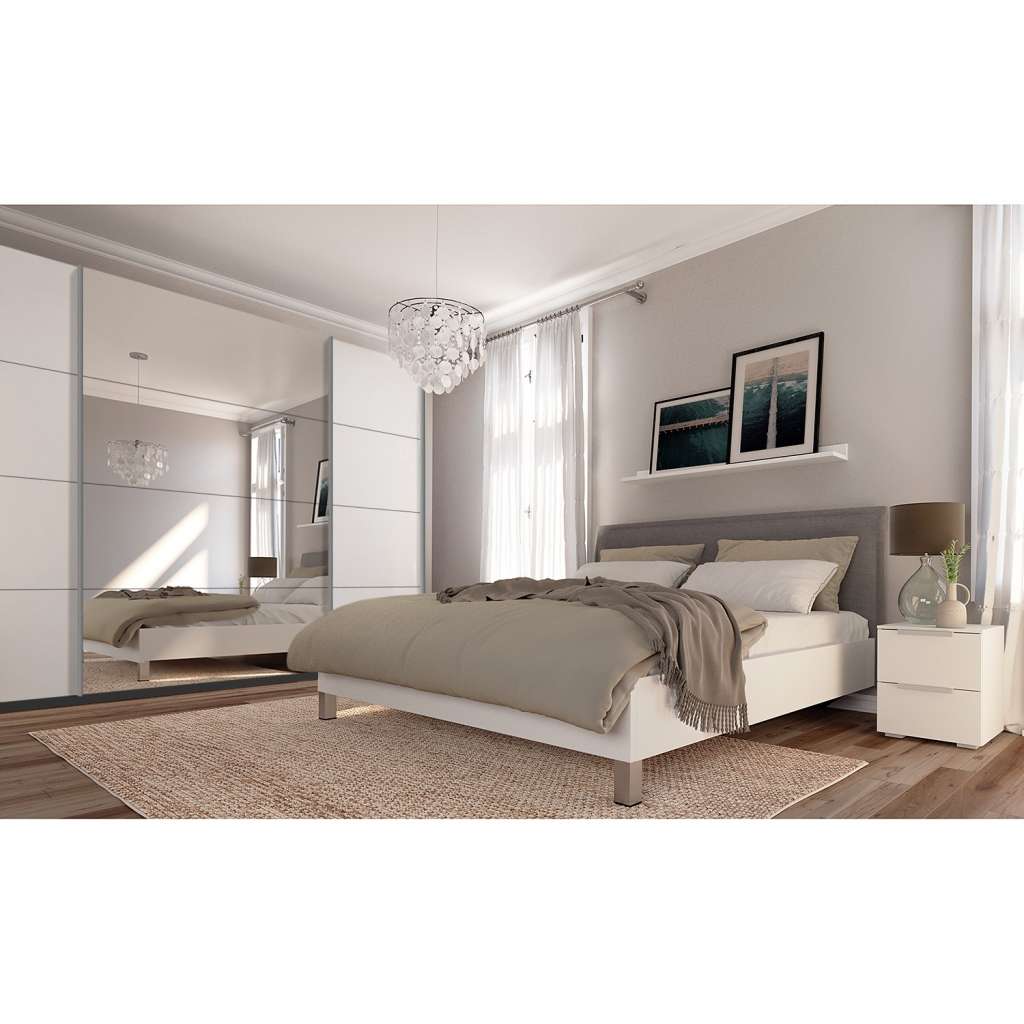 home24 Schwebetürenschrank SKØP gloss reflect