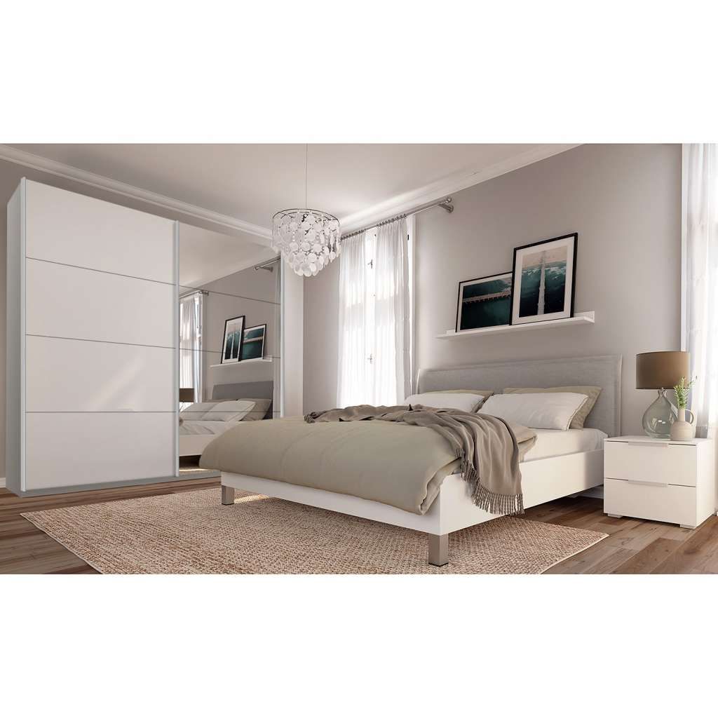 home24 Schwebetürenschrank SKØP gloss reflect