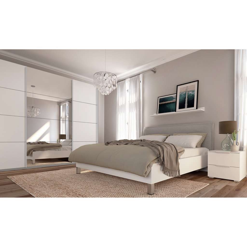 home24 Schwebetürenschrank SKØP gloss reflect