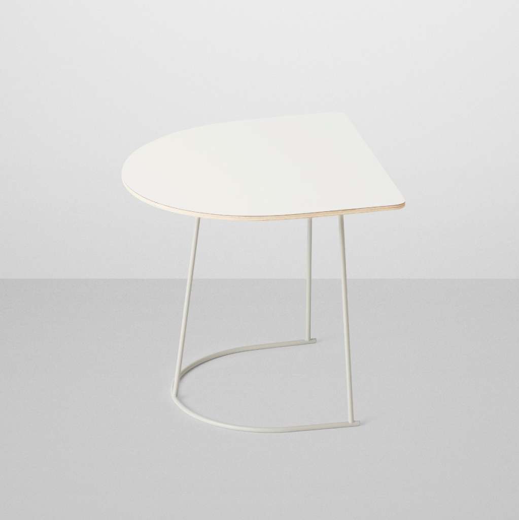 Muuto - Airy Coffee Table - Half Size - off-weiß - indoor