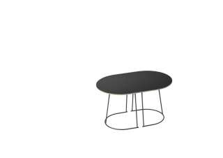 Muuto - Airy Coffee Table - Small - schwarz - indoor