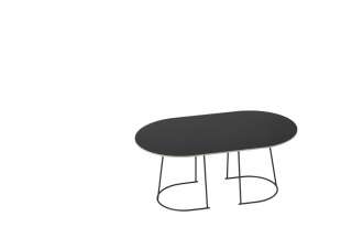 Muuto - Airy Coffee Table - Medium - schwarz - indoor