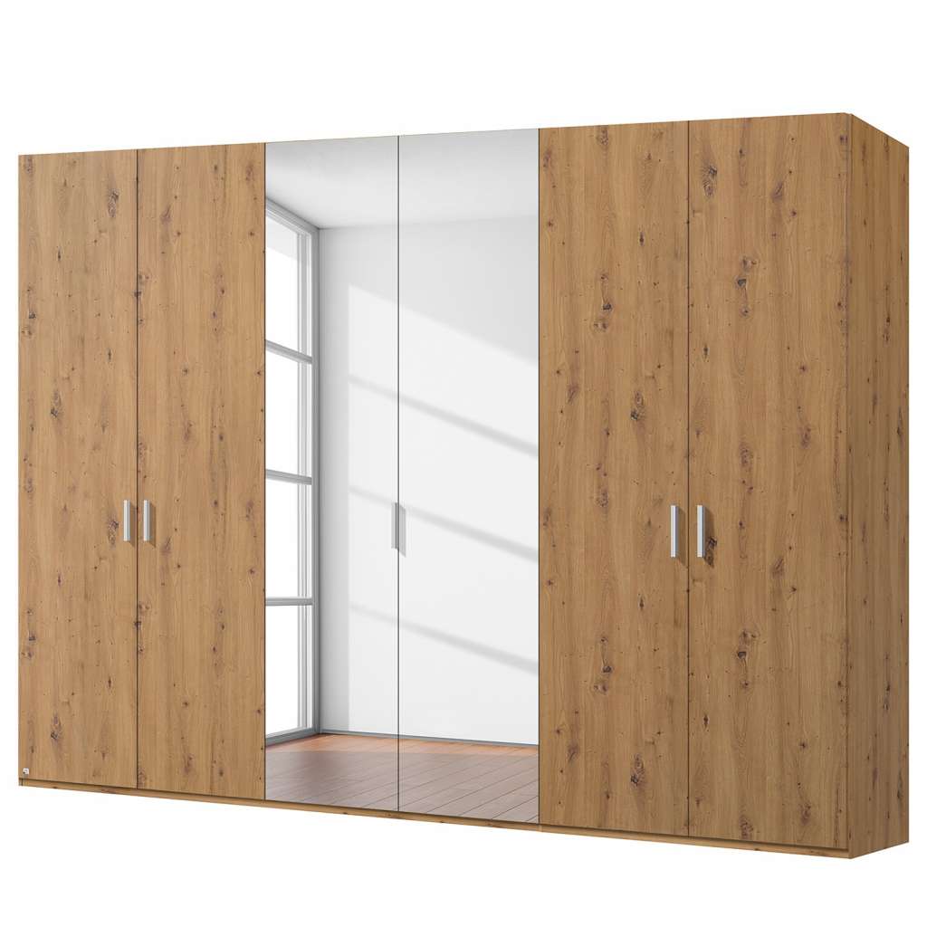 home24 Drehtürenschrank SKØP pure reflect