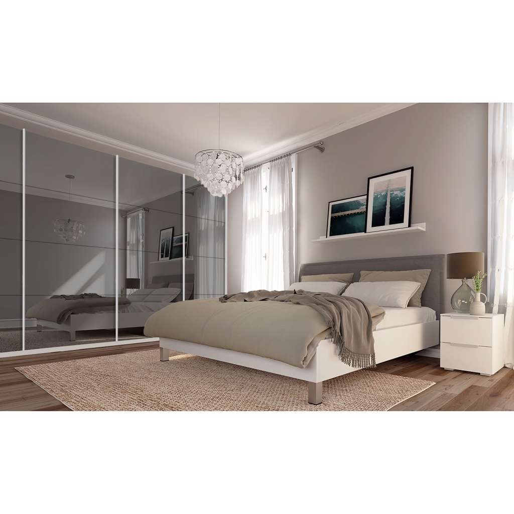 home24 Schwebetürenschrank SKØP reflect+