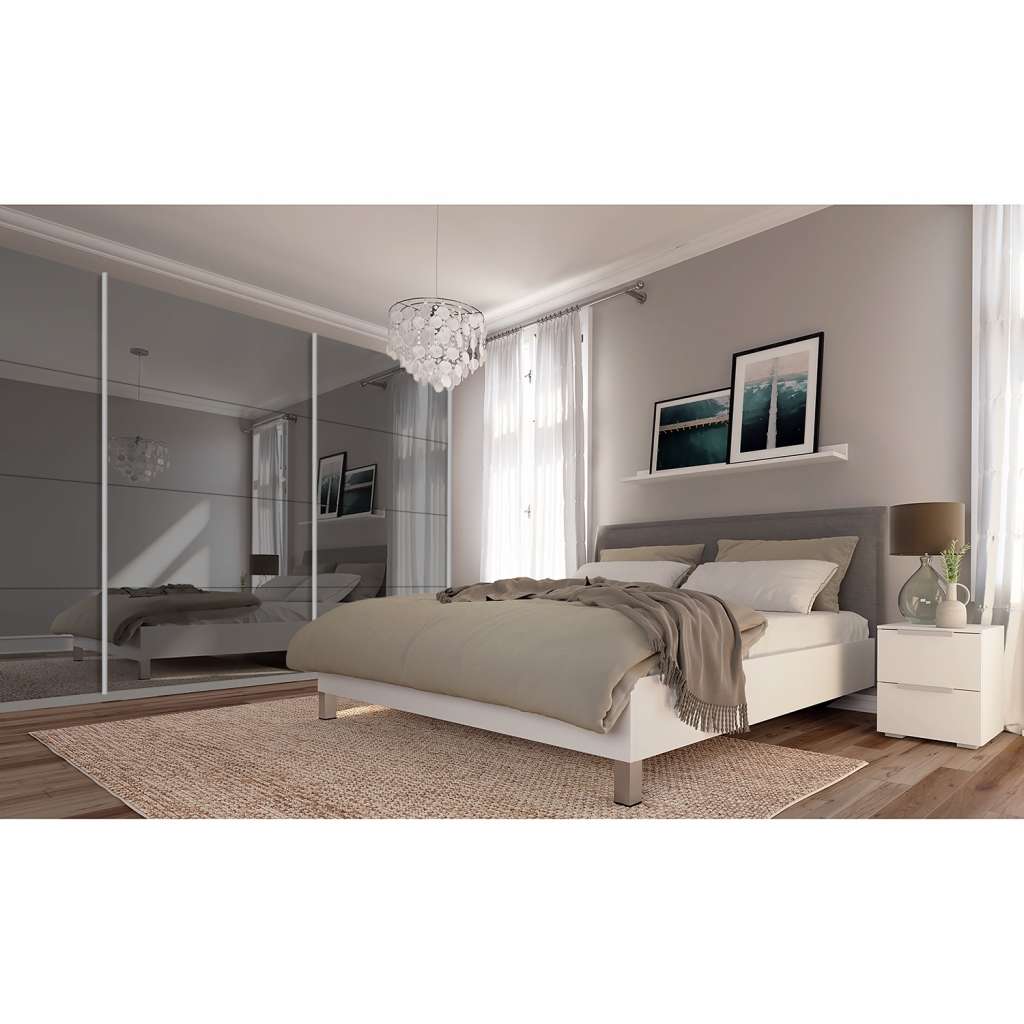 home24 Schwebetürenschrank SKØP reflect+
