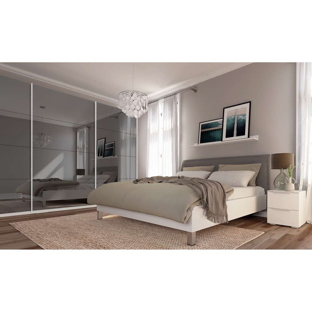 home24 Schwebetürenschrank SKØP reflect+