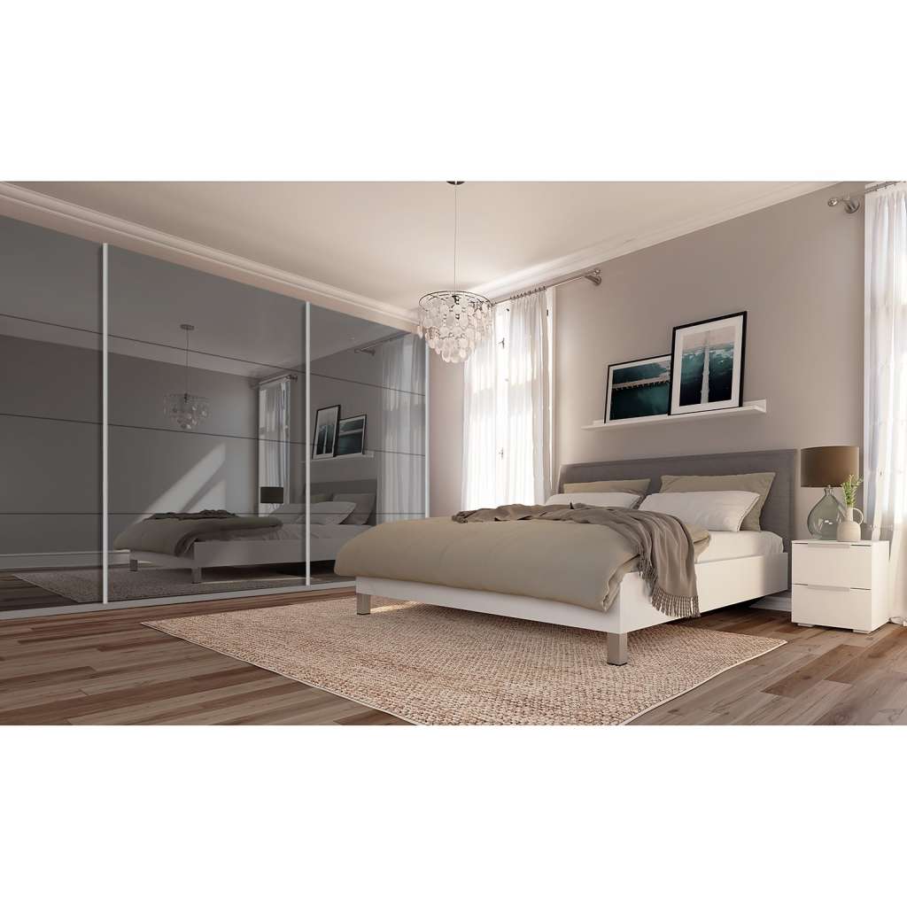 home24 Schwebetürenschrank SKØP reflect+