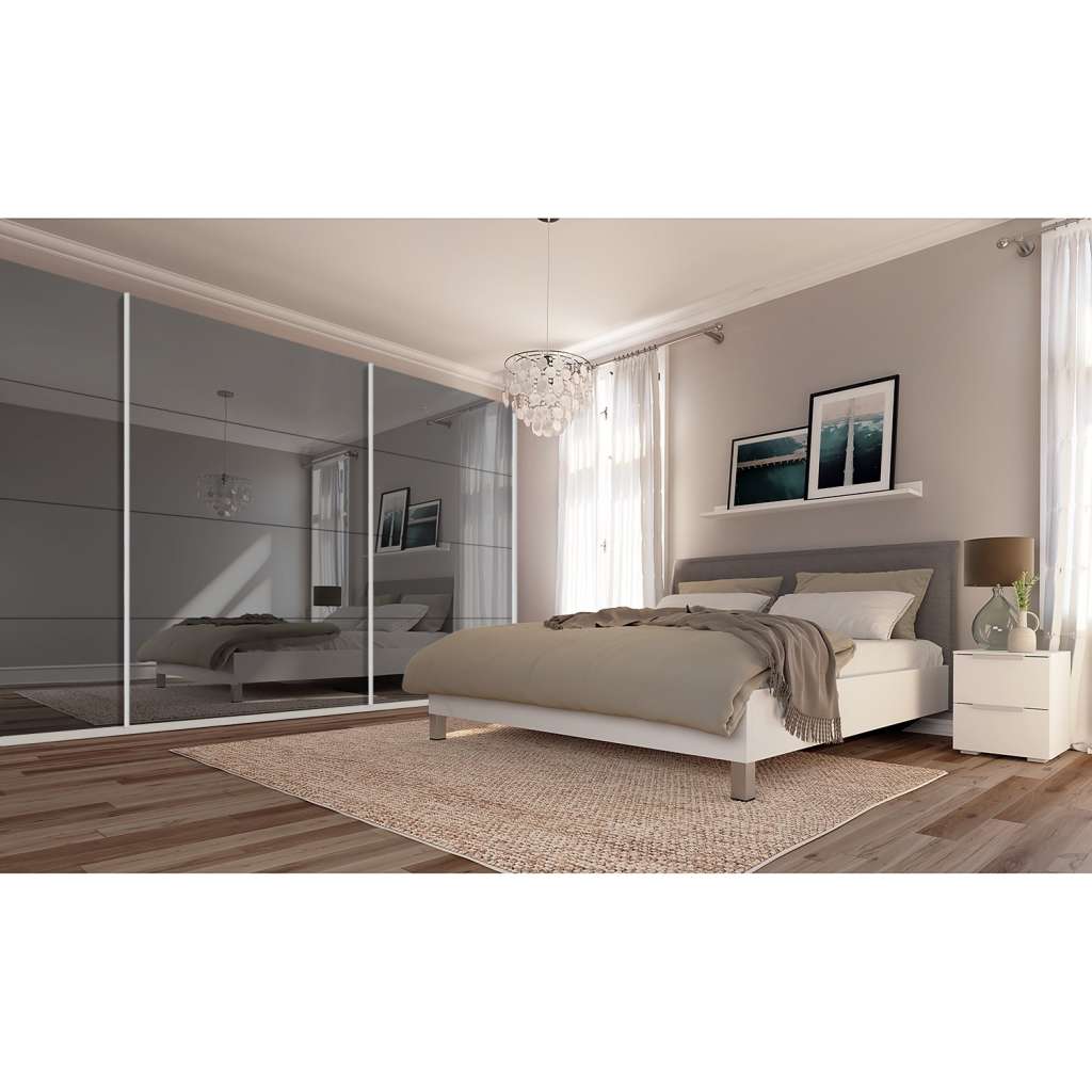 home24 Schwebetürenschrank SKØP reflect+