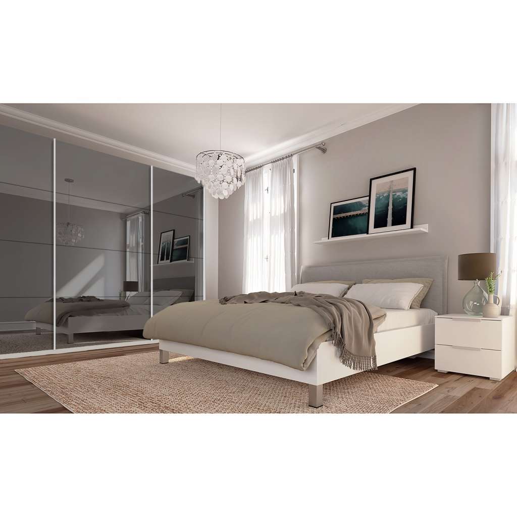 home24 Schwebetürenschrank SKØP reflect+
