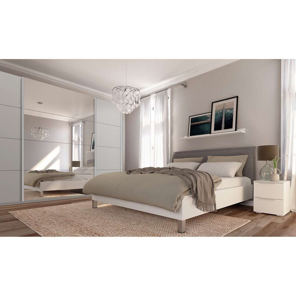 home24 Schwebetürenschrank SKØP pure reflect