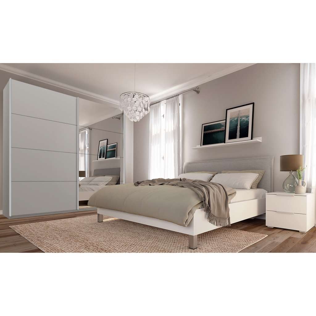 home24 Schwebetürenschrank SKØP pure reflect