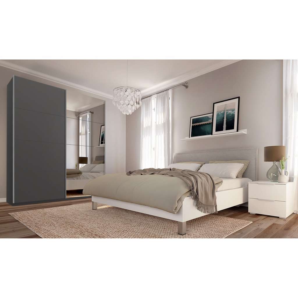 home24 Schwebetürenschrank SKØP pure reflect