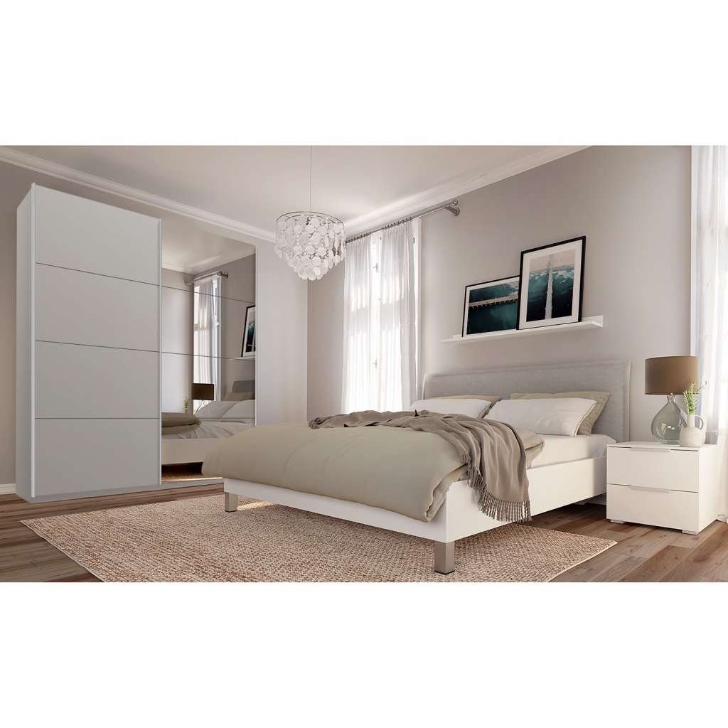 home24 Schwebetürenschrank SKØP pure reflect