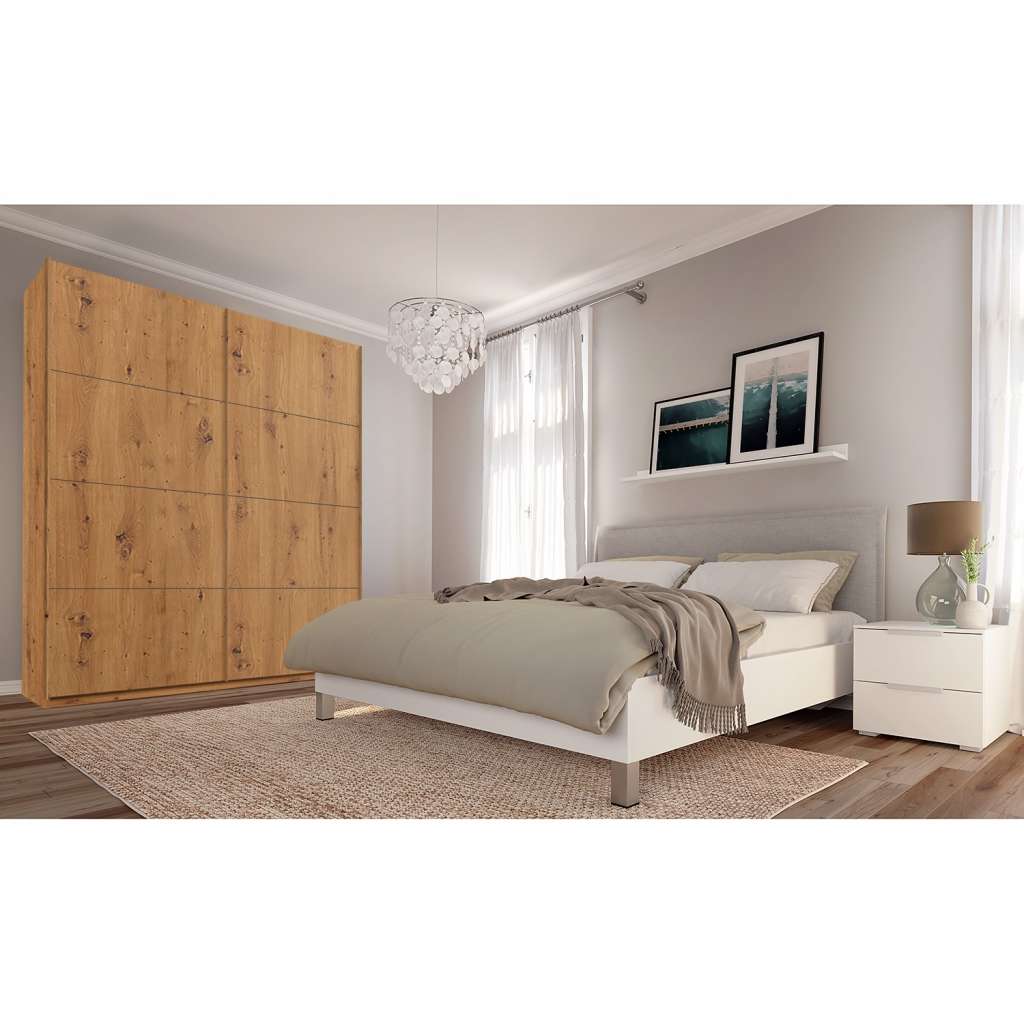 home24 Schwebetürenschrank SKØP pure