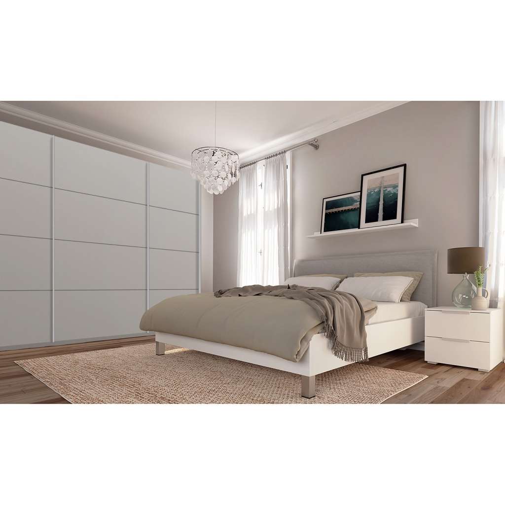 home24 Schwebetürenschrank SKØP pure