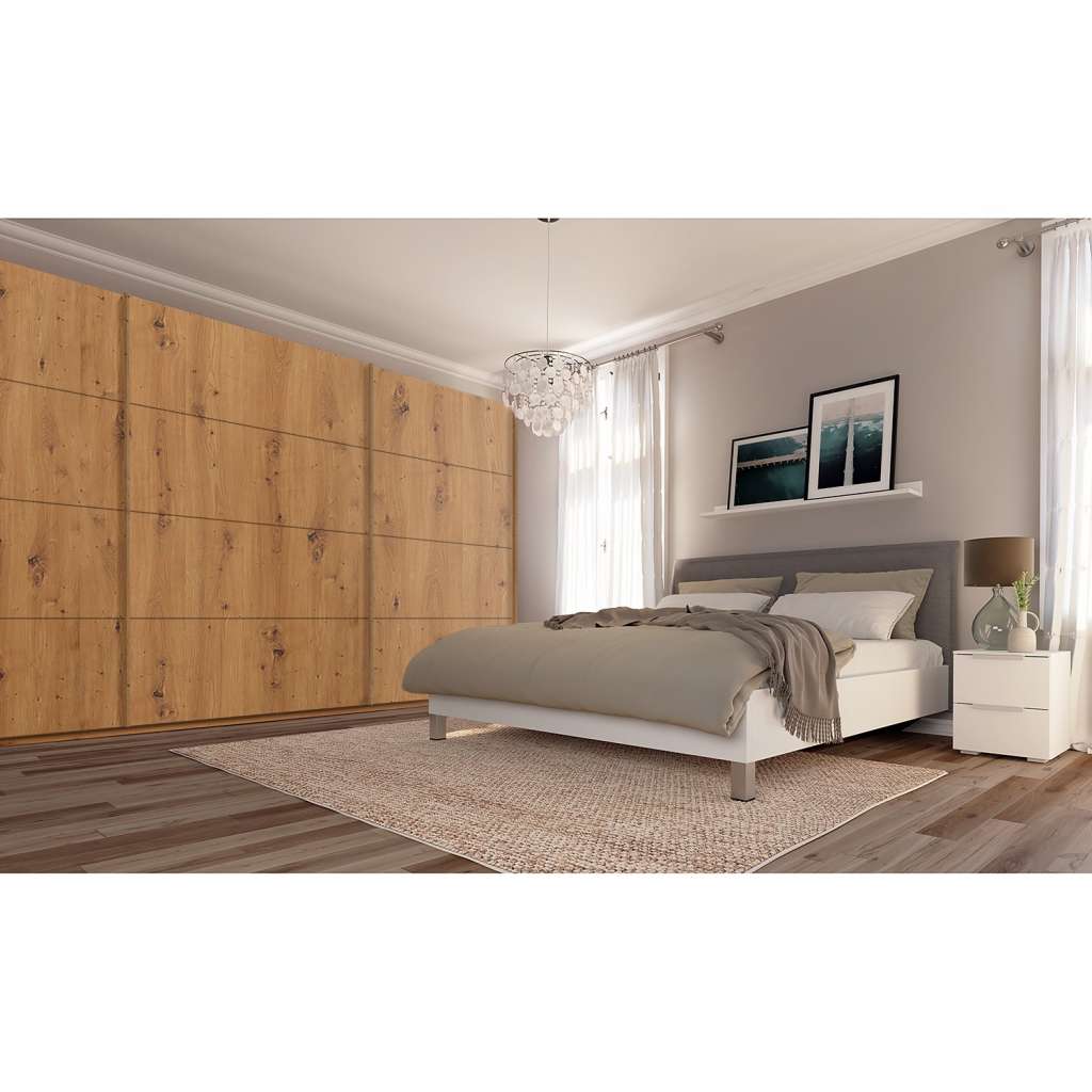 home24 Schwebetürenschrank SKØP pure