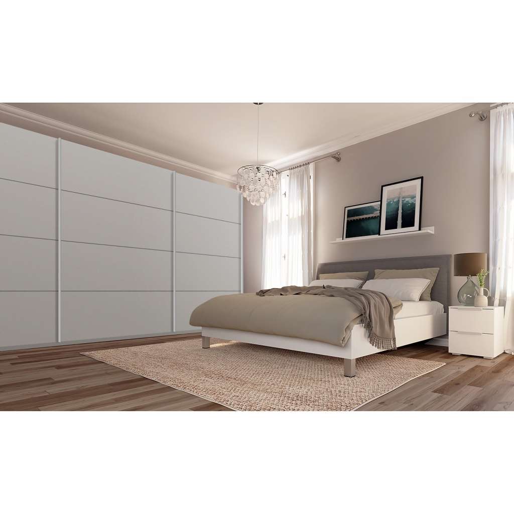 home24 Schwebetürenschrank SKØP pure