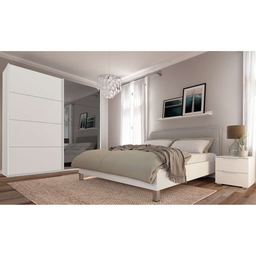 home24 Schwebetürenschrank SKØP  pure reflect+