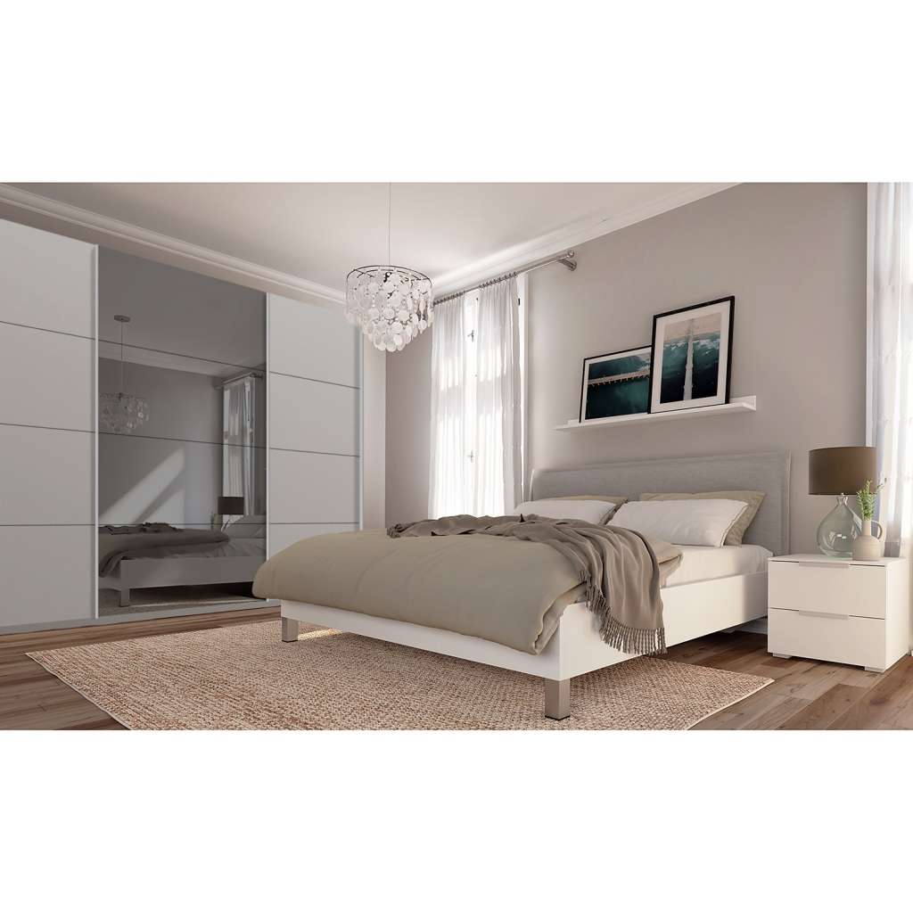 home24 Schwebetürenschrank SKØP  pure reflect+