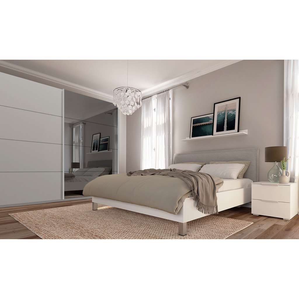 home24 Schwebetürenschrank SKØP  pure reflect+