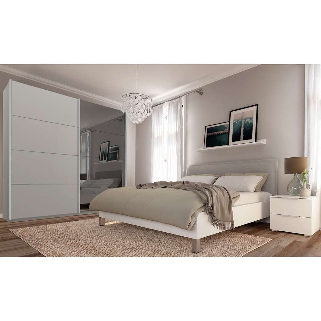 home24 Schwebetürenschrank SKØP  pure reflect+
