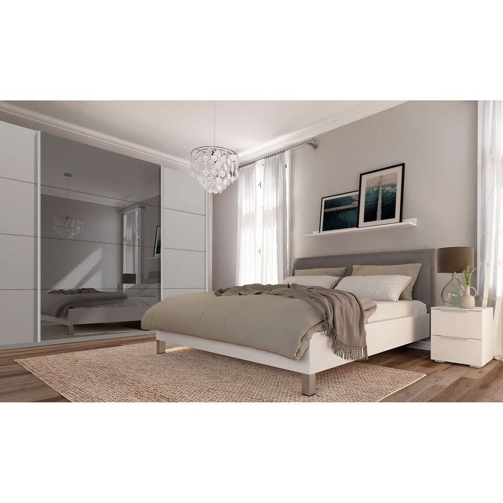 home24 Schwebetürenschrank SKØP  pure reflect+