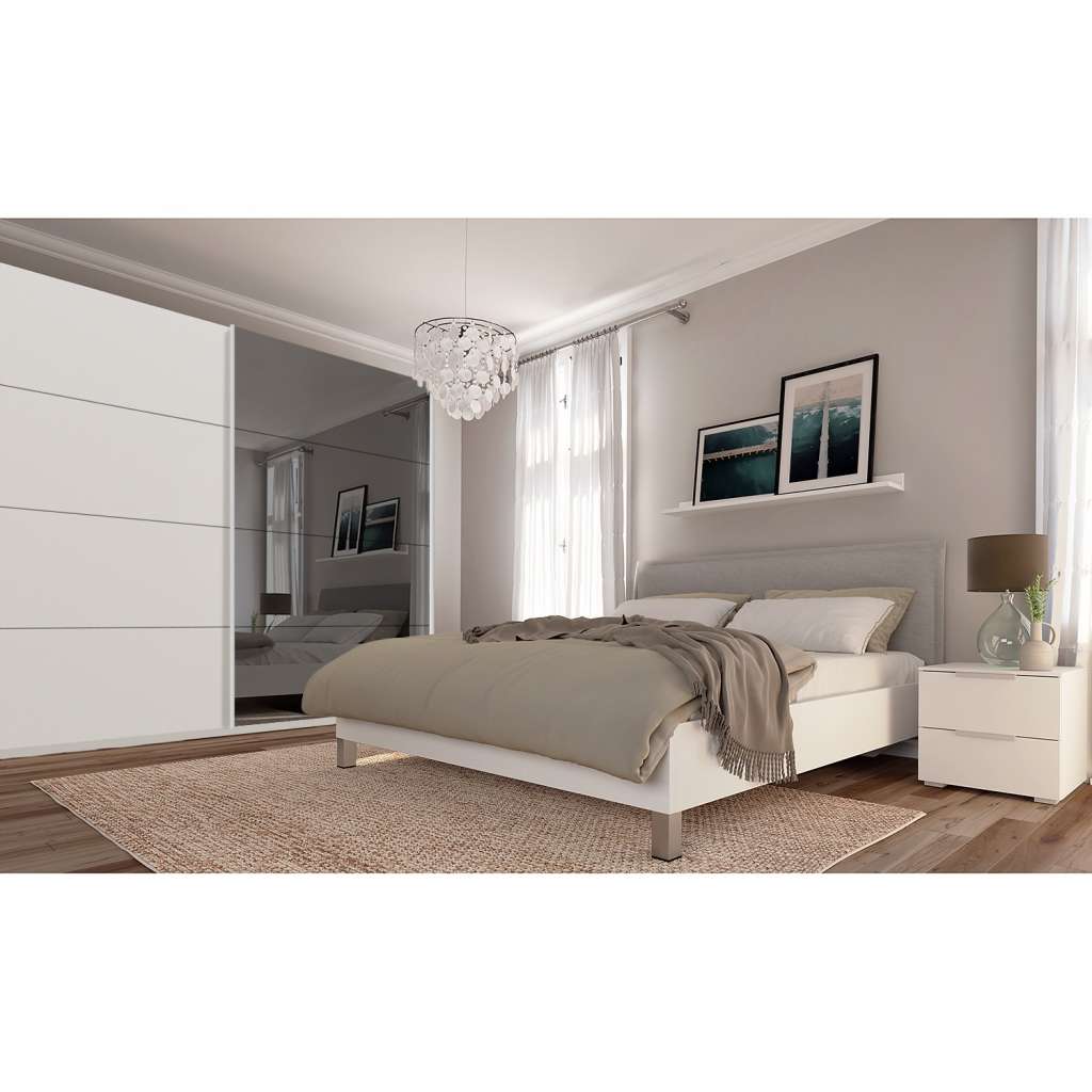 home24 Schwebetürenschrank SKØP  pure reflect+