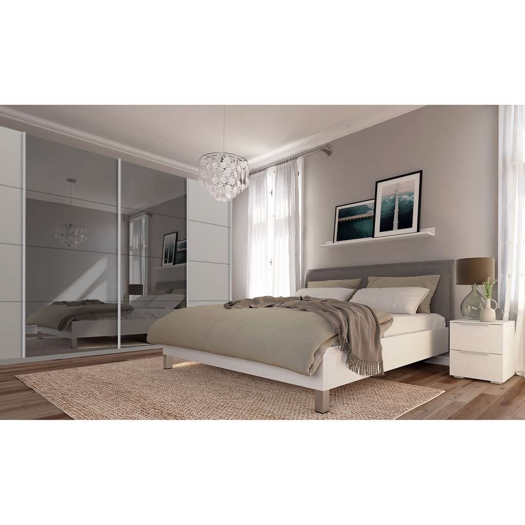 home24 Schwebetürenschrank SKØP  pure reflect+