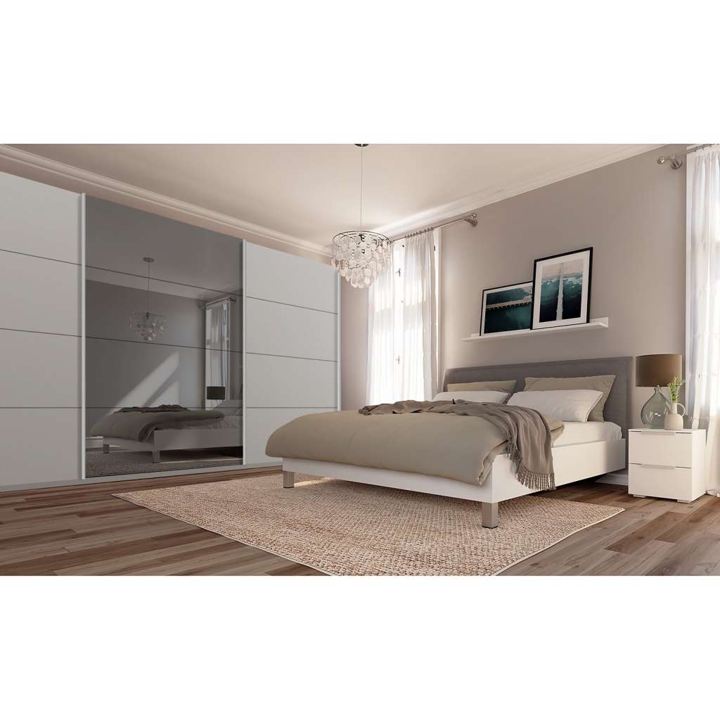 home24 Schwebetürenschrank SKØP  pure reflect+