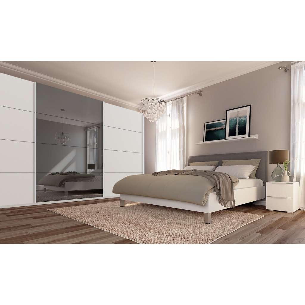home24 Schwebetürenschrank SKØP  pure reflect+