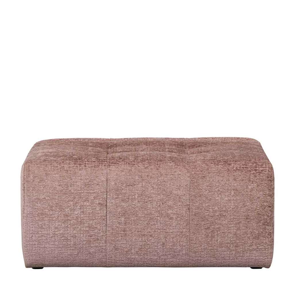 Couchhocker in Nude Struktursamt Bezug
