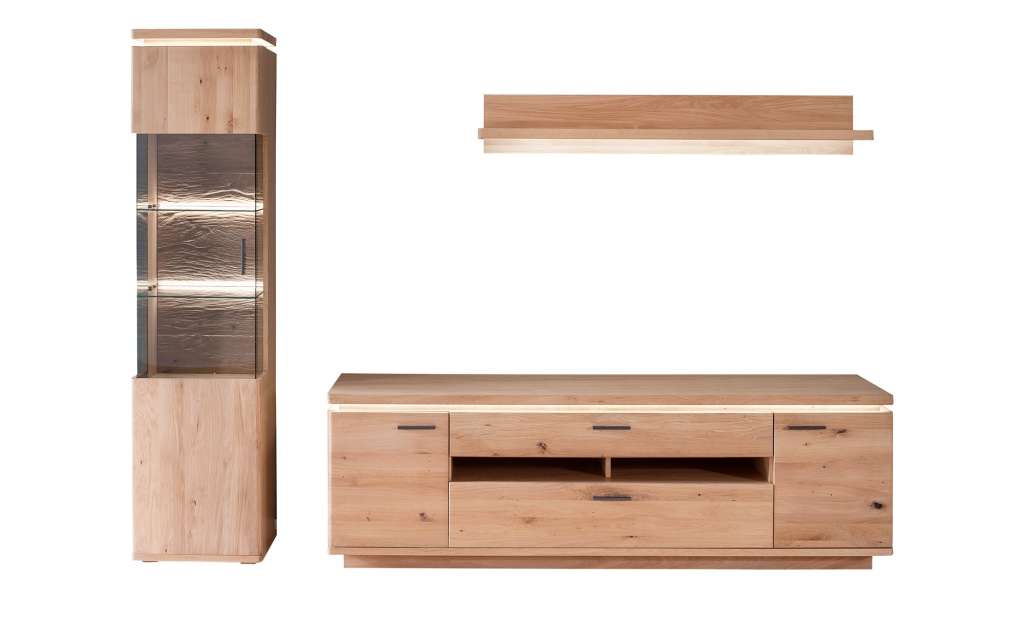 Woodford Wohnwand  Alone ¦ holzfarben Wohnwände - Höffner