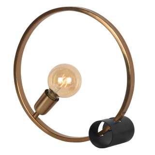 Tischleuchte modern in Ringform Metall